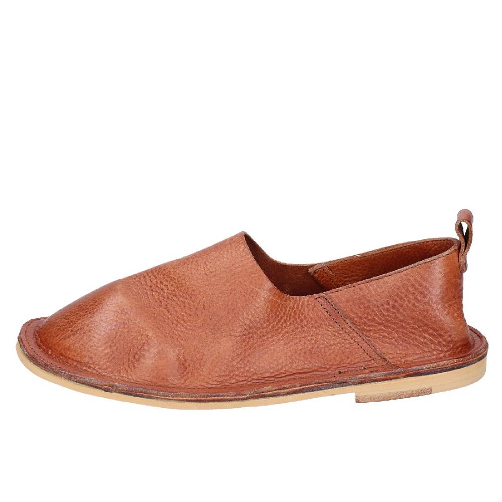 scarpe donna MOMA mocassini marrone pelle VINTAGE SLIP ON EX464 Affare Del Giorno