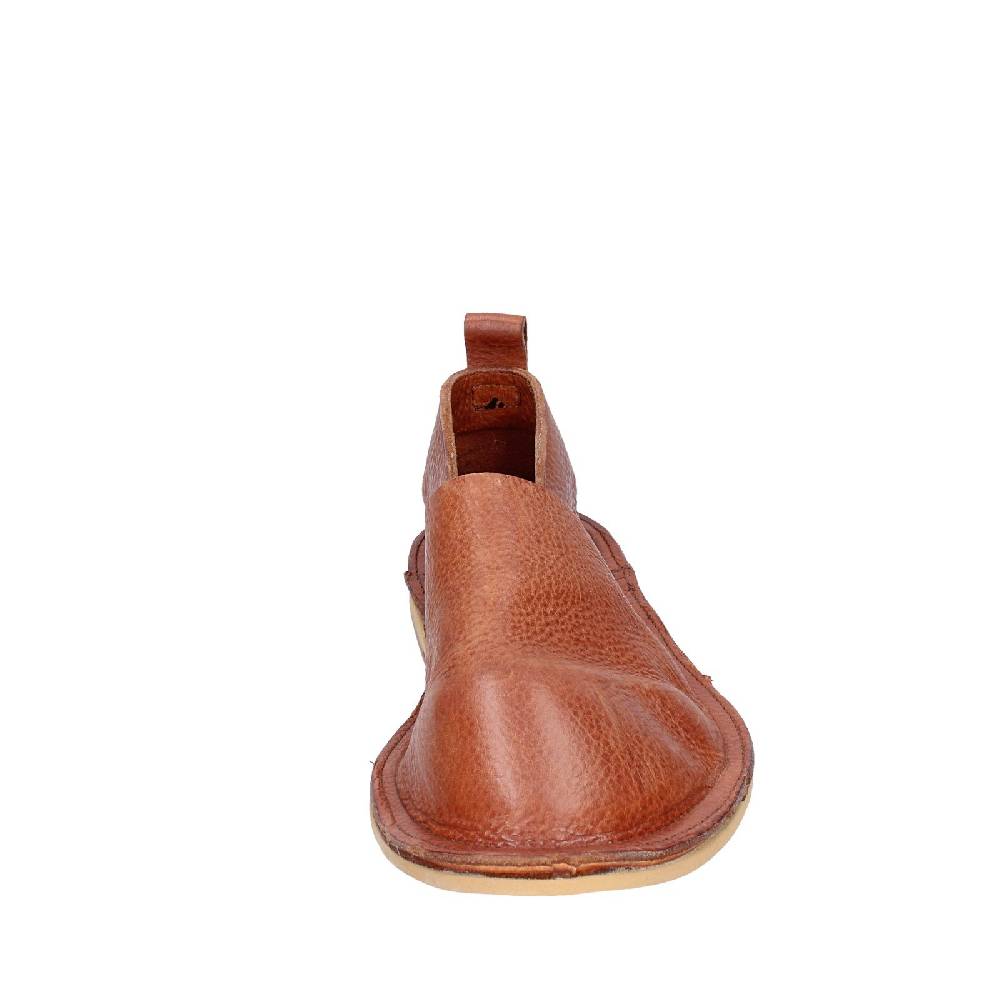 scarpe donna MOMA mocassini marrone pelle VINTAGE SLIP ON EX464 Affare Del Giorno