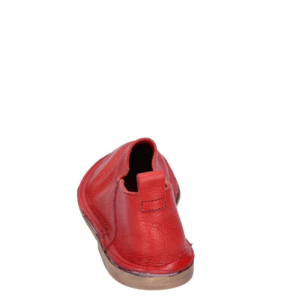 scarpe donna MOMA mocassini rosso pelle VINTAGE SLIP ON EX461 Convenienza