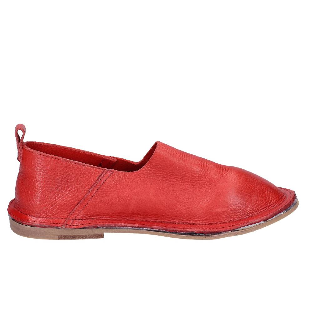 scarpe donna MOMA mocassini rosso pelle VINTAGE SLIP ON EX461 Convenienza