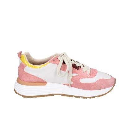 scarpe donna MOMA sneakers rosa pelle bianco camoscio 3AS401-CR11 BC795 Hotsell