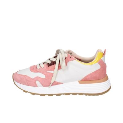 scarpe donna MOMA sneakers rosa pelle bianco camoscio 3AS401-CR11 BC795 Hotsell