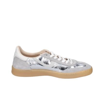 scarpe donna MOMA sneakers argento pelle lucida grigio camoscio 3AS420-CRV BC788 Vendite Flash