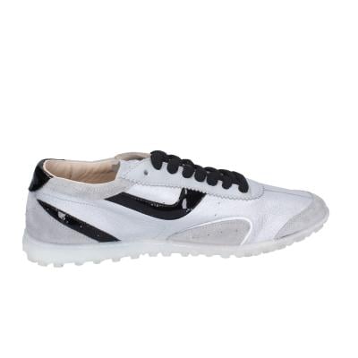 scarpe donna MOMA sneakers grigio pelle vernice PER00A-PERC BC66 Negozio