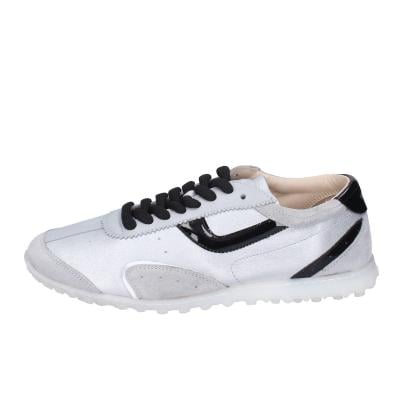 scarpe donna MOMA sneakers grigio pelle vernice PER00A-PERC BC66 Negozio
