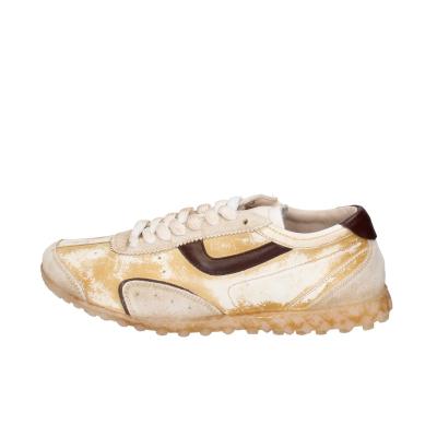 scarpe donna MOMA sneakers marrone pelle PER00A-PERZ BC849 Italy
