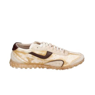 scarpe donna MOMA sneakers marrone pelle PER00A-PERZ BC849 Italy