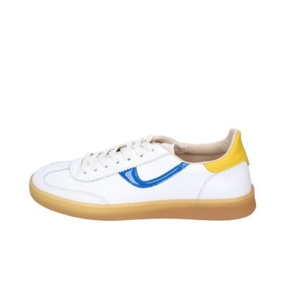 scarpe donna MOMA sneakers bianco pelle blu 3AS420-CRV5 BC845 Italia