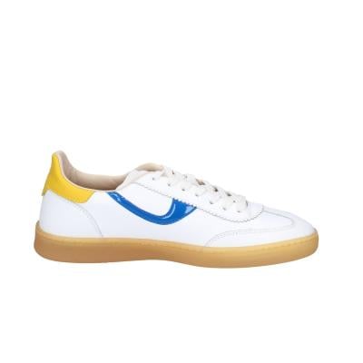 scarpe donna MOMA sneakers bianco pelle blu 3AS420-CRV5 BC845 Italia