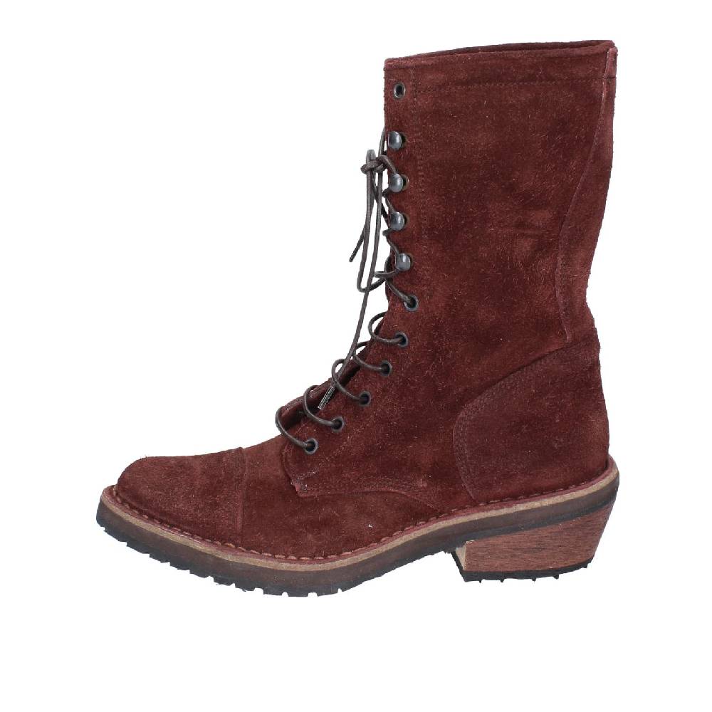 scarpe donna MOMA stivaletti bordeaux camoscio 77301C EY578 Qualità