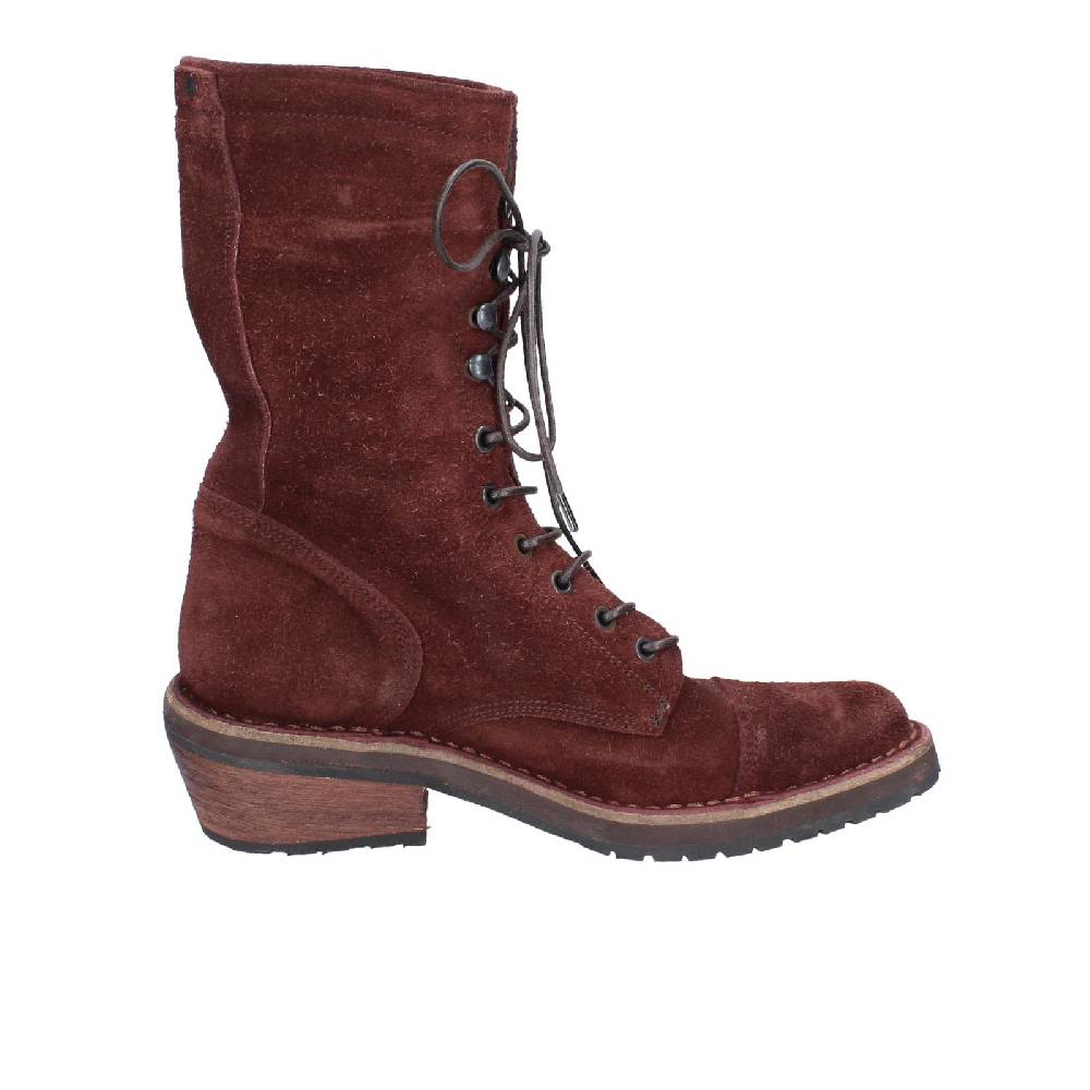 scarpe donna MOMA stivaletti bordeaux camoscio 77301C EY578 Qualità