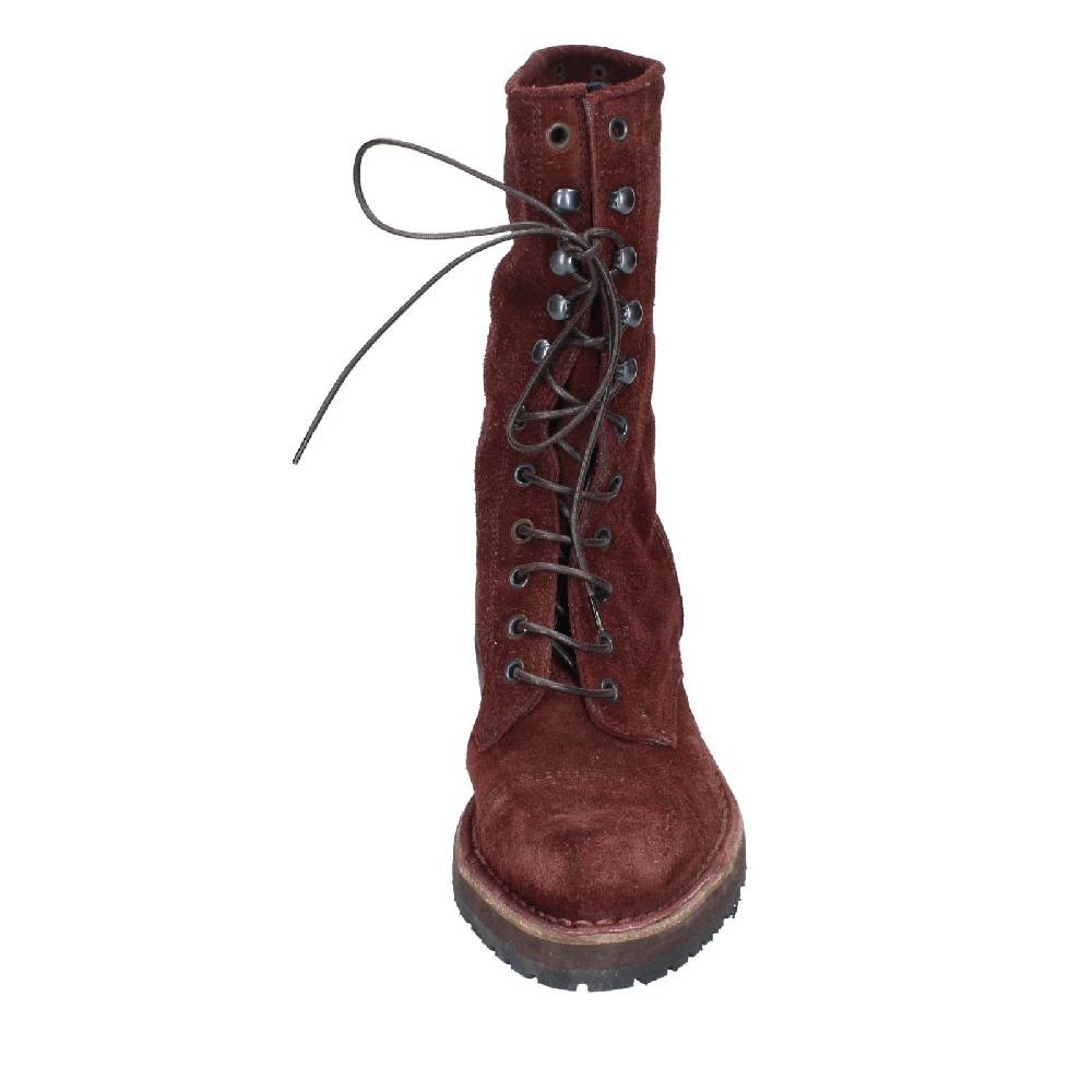 scarpe donna MOMA stivaletti bordeaux camoscio 77301C EY578 Qualità