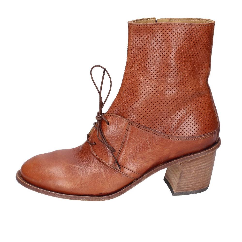 scarpe donna MOMA stivaletti marrone pelle 28403C VINTAGE EX401 Vendita