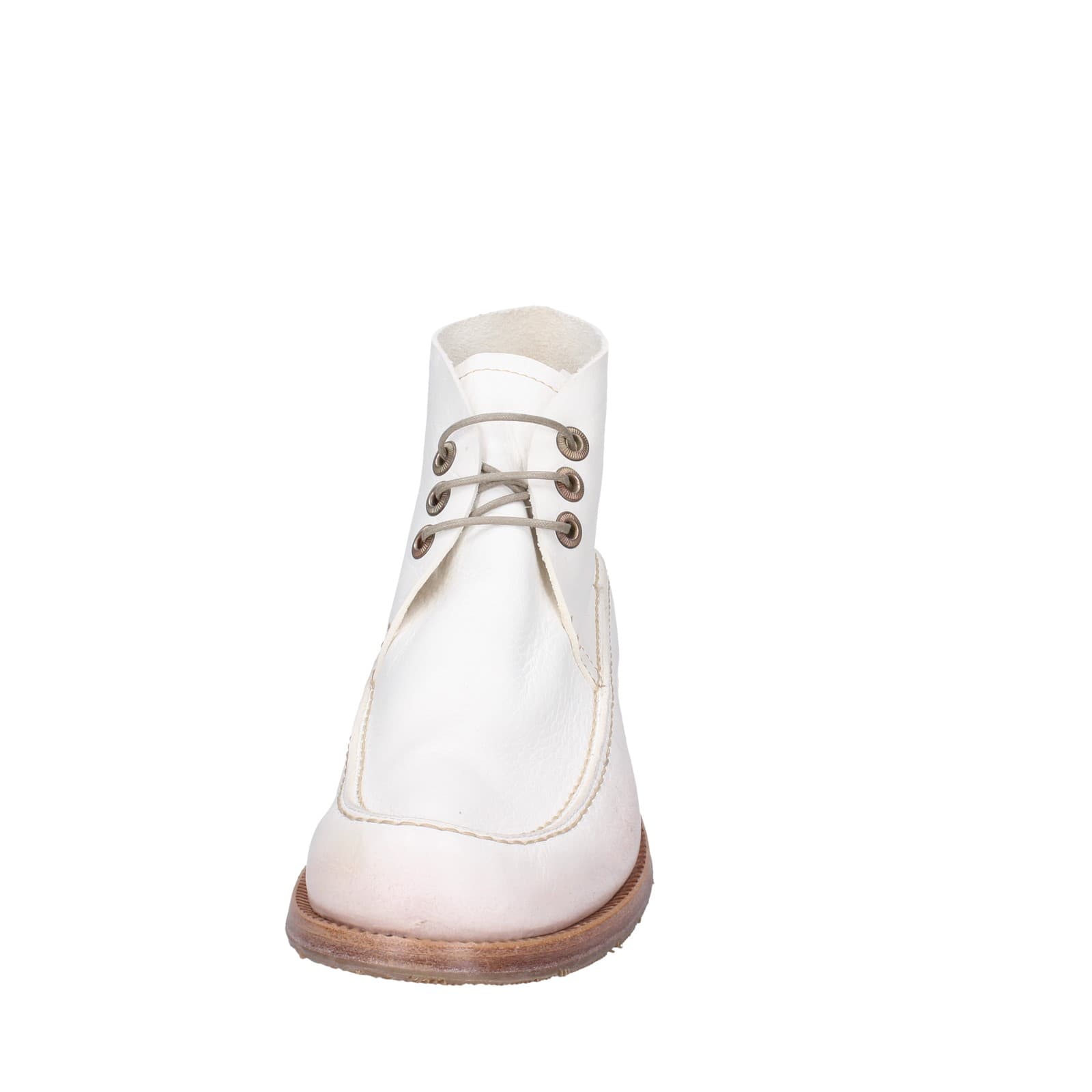 scarpe donna MOMA stivaletti bianco pelle 1BS474-NAC EZ868 Promozione