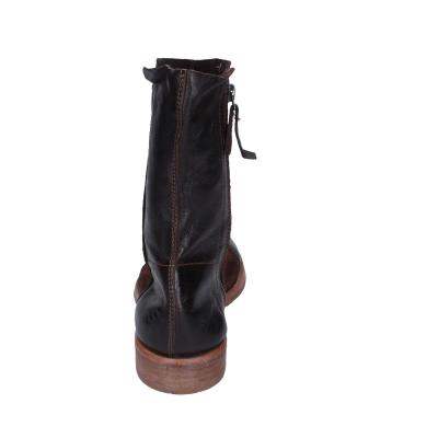 scarpe donna MOMA stivaletti marrone camoscio pelle 1CS431-QE BC768 Soddisfazione Garantita