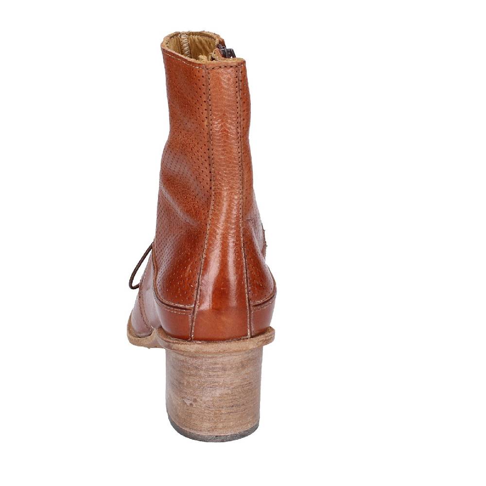 scarpe donna MOMA stivaletti marrone pelle 28403C VINTAGE EX394 Qualità Garantita