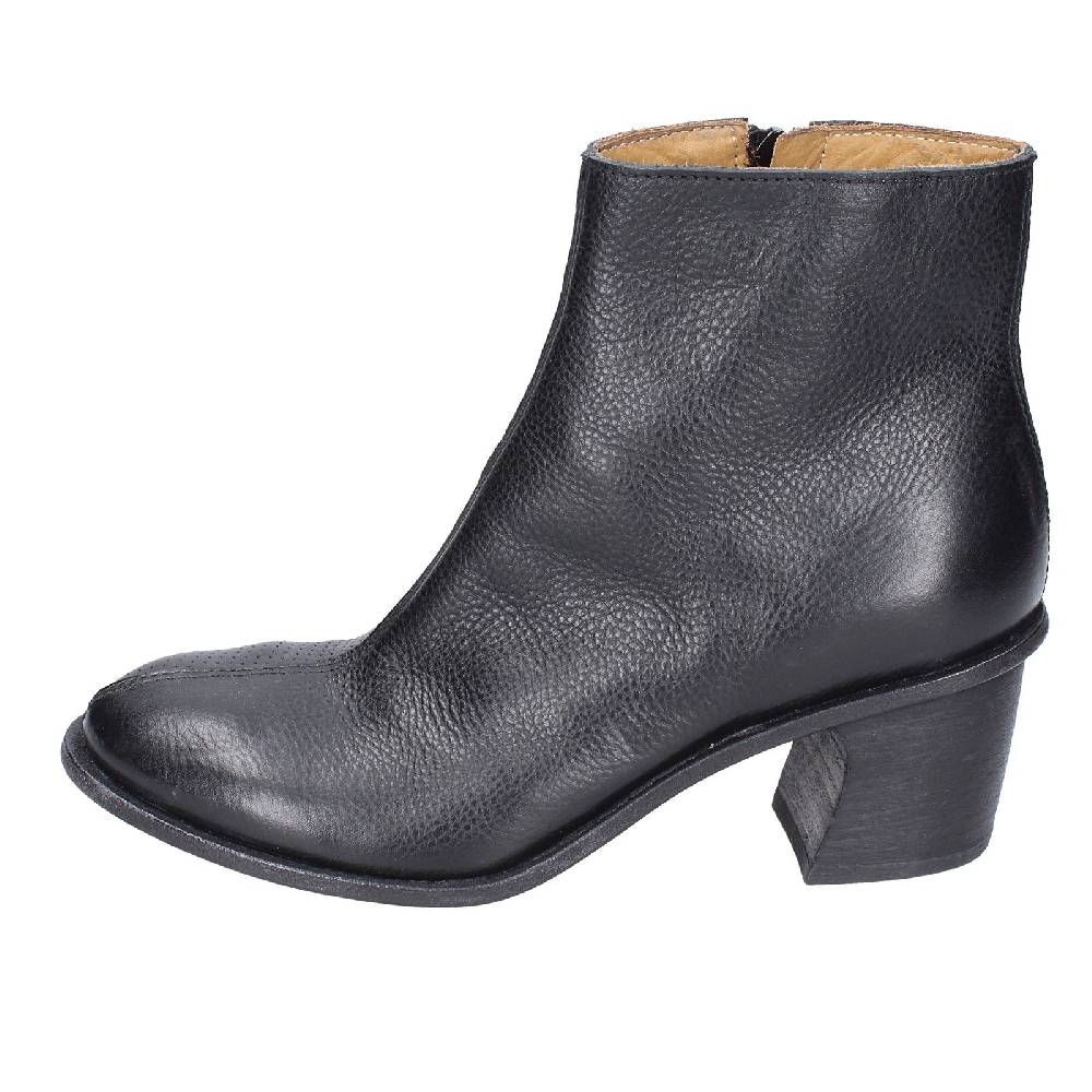 scarpe donna MOMA stivaletti nero pelle 28405C VINTAGE EX395 Negozi Online