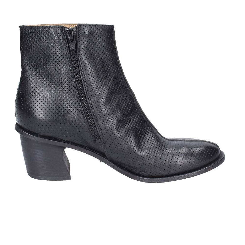 scarpe donna MOMA stivaletti nero pelle 28405C VINTAGE EX395 Negozi Online