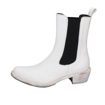 scarpe donna MOMA stivaletti bianco pelle 1CW228-CAP BD489 Fino Al -60%