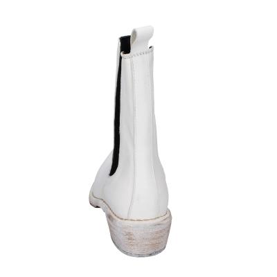 scarpe donna MOMA stivaletti bianco pelle 1CW228-CAP BD489 Fino Al -60%