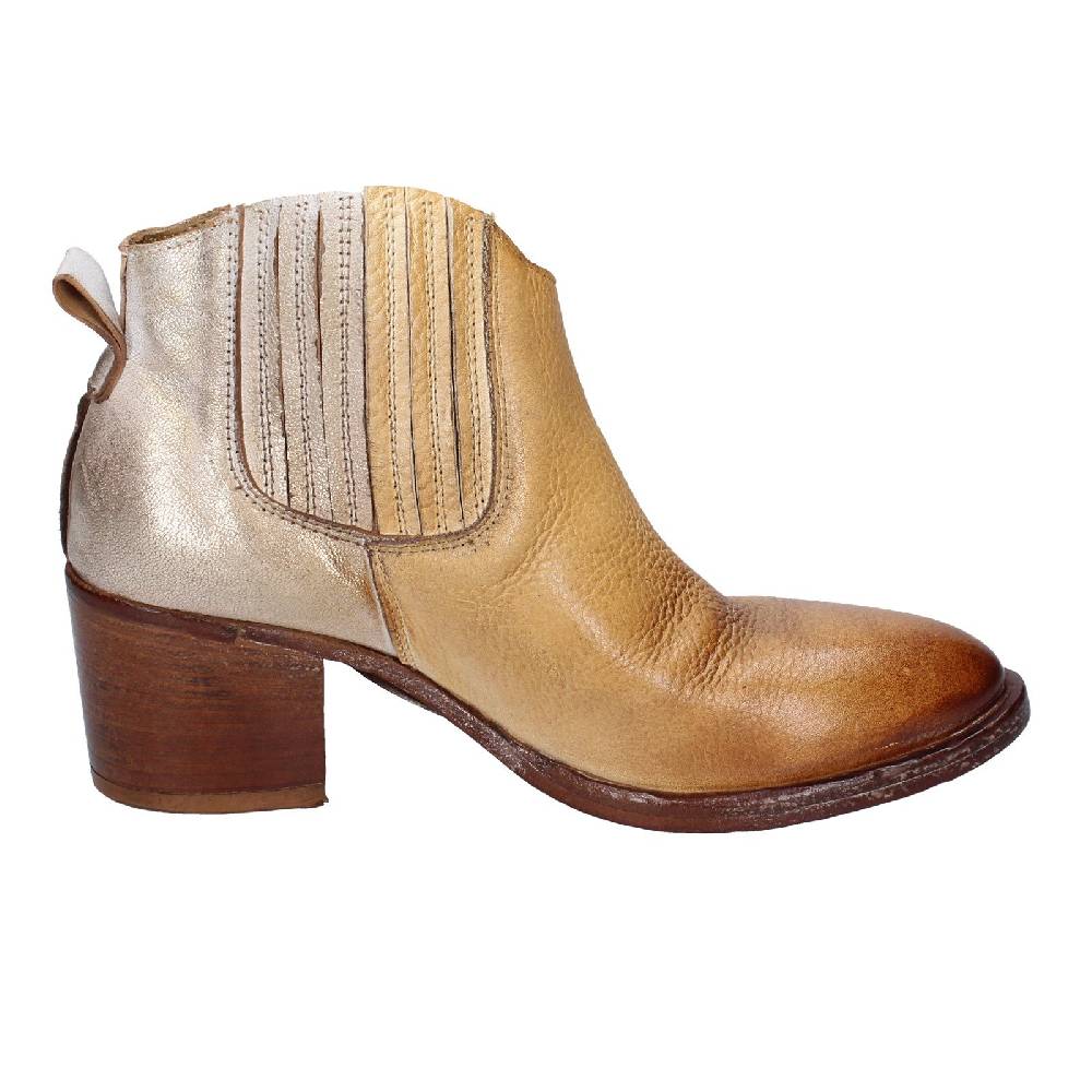 scarpe donna MOMA stivaletti marrone pelle 33403B VINTAGE EX402 Shopping Online