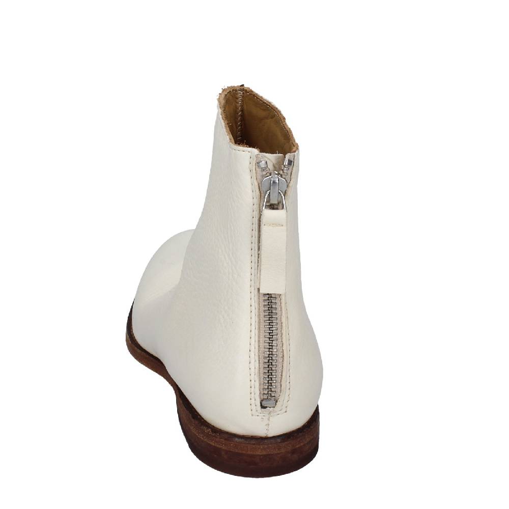 scarpe donna MOMA stivaletti bianco pelle 31402B VINTAGE EX471 Affare Del Giorno