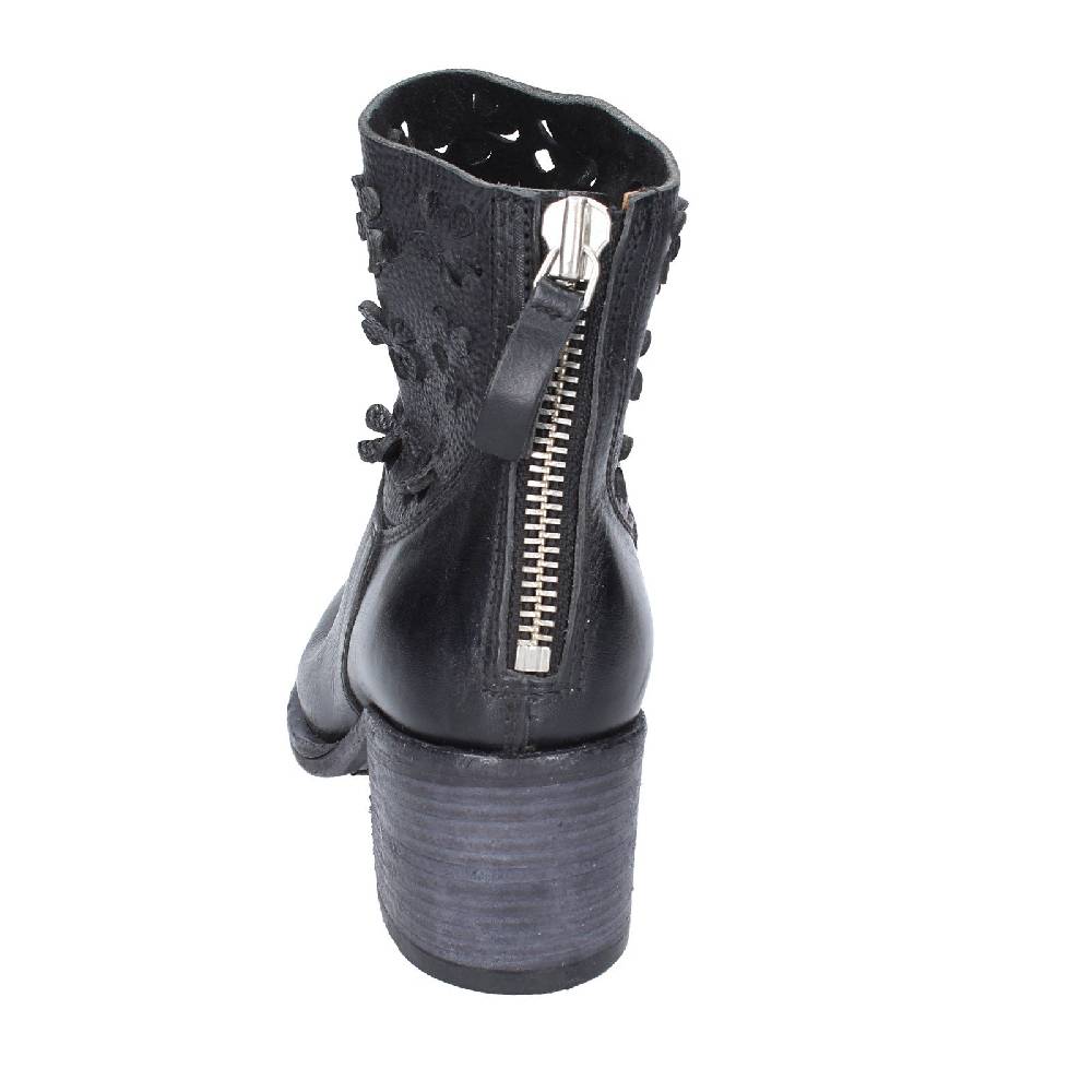 scarpe donna MOMA stivaletti nero pelle 33402C VINTAGE EX396 Sottocosto