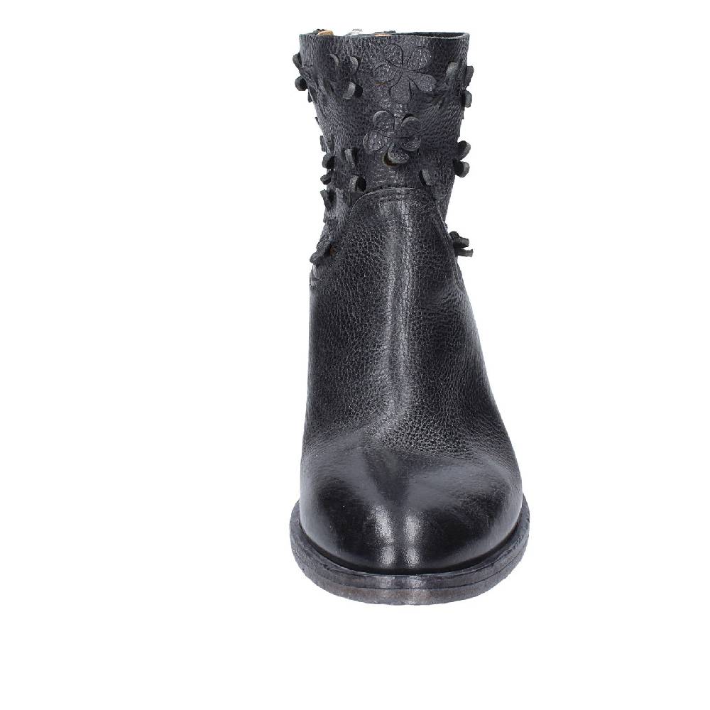 scarpe donna MOMA stivaletti nero pelle 33402C VINTAGE EX396 Sottocosto