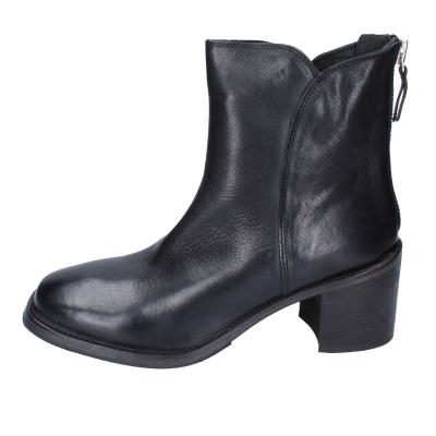 scarpe donna MOMA stivaletti nero pelle 1CW342-CU BD616 Convenienza