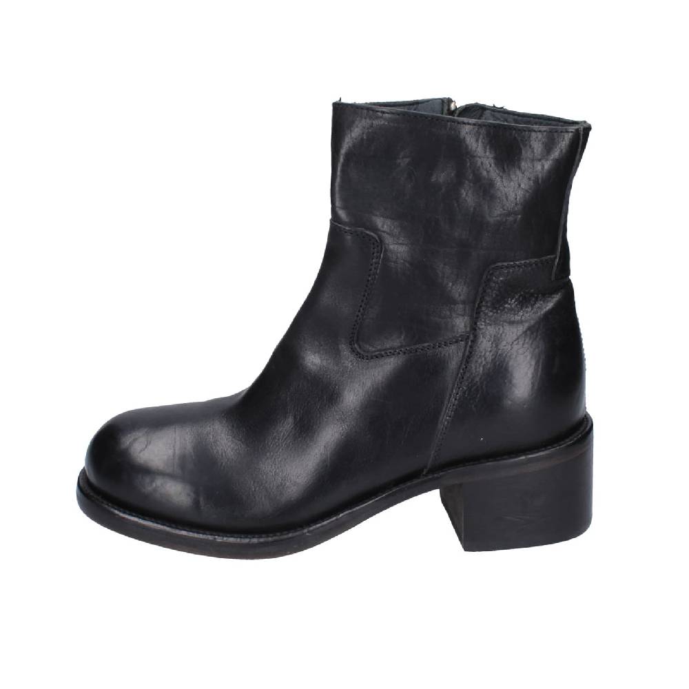 scarpe donna MOMA stivaletti nero pelle 72303C-CU EY498 Novità