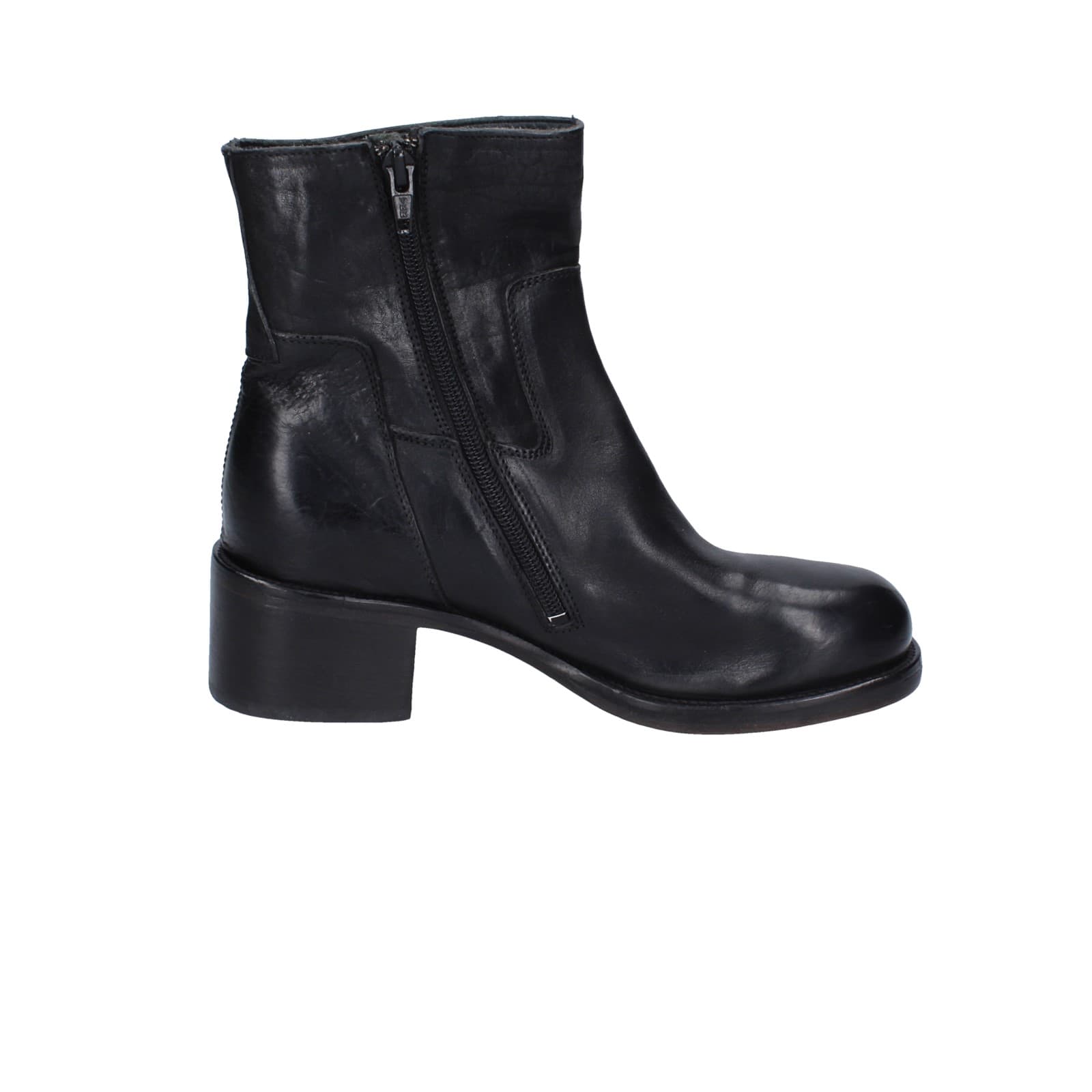 scarpe donna MOMA stivaletti nero pelle 72303C-CU EY498 Novità