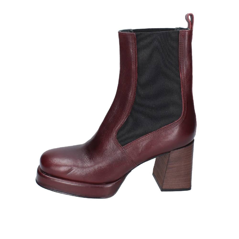 scarpe donna MOMA stivaletti bordeaux pelle 83302C EY534 Presa