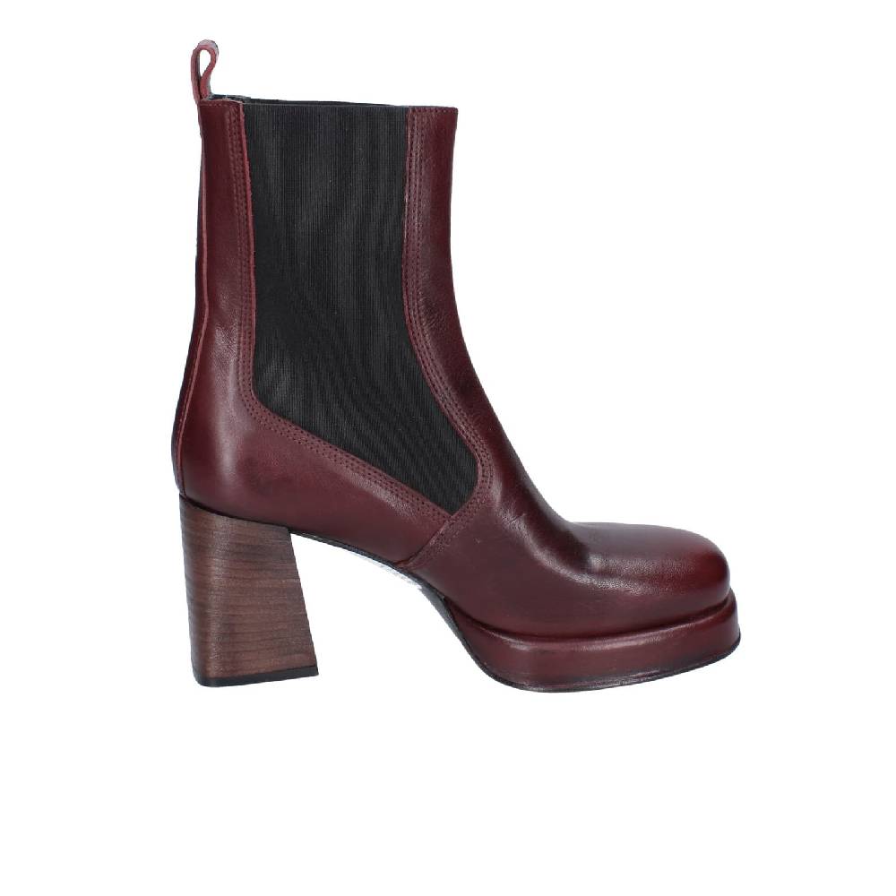 scarpe donna MOMA stivaletti bordeaux pelle 83302C EY534 Presa