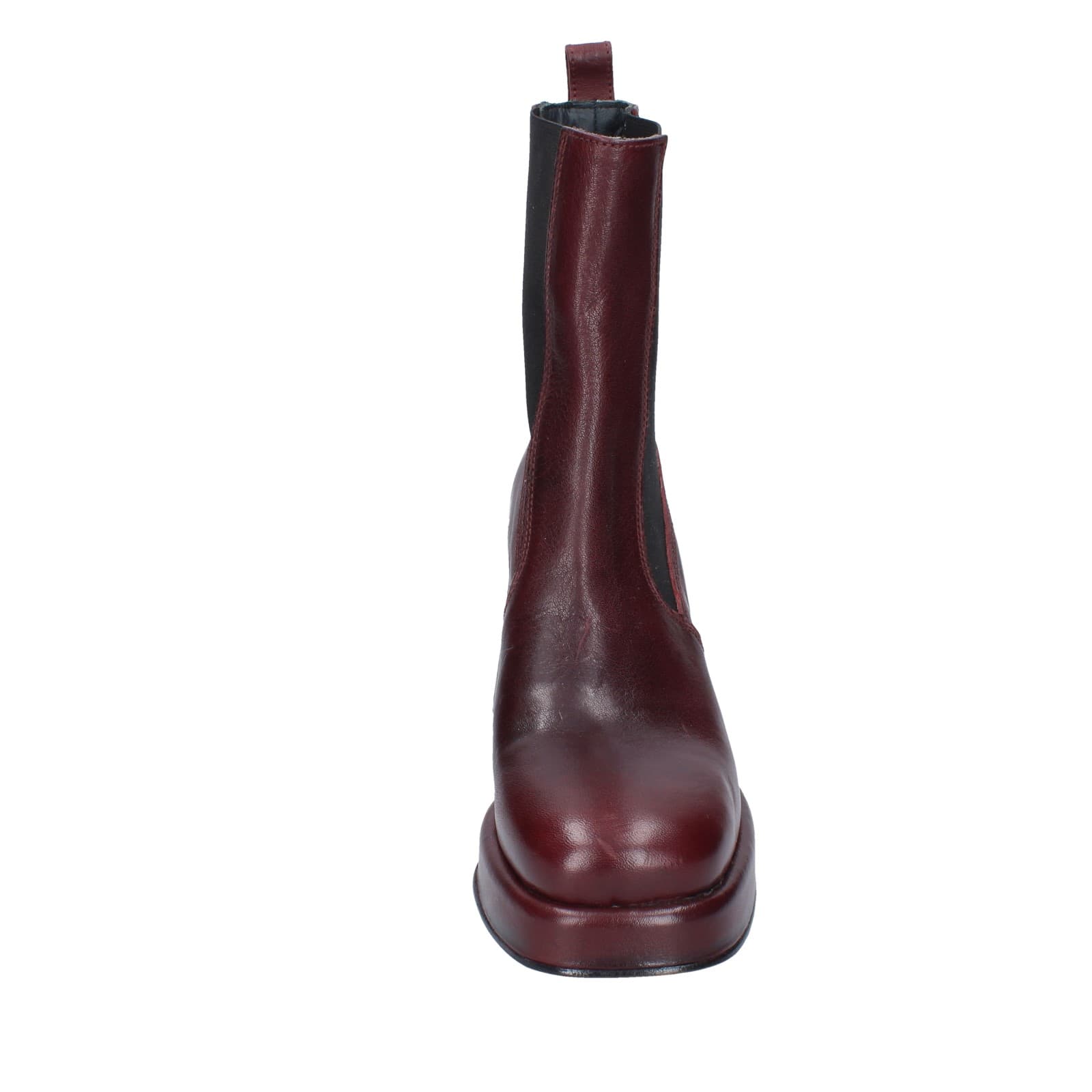 scarpe donna MOMA stivaletti bordeaux pelle 83302C EY534 Presa