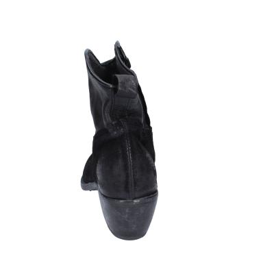 scarpe donna MOMA stivaletti nero camoscio pelle 1CW313 VINTAGE BD809 Sconto