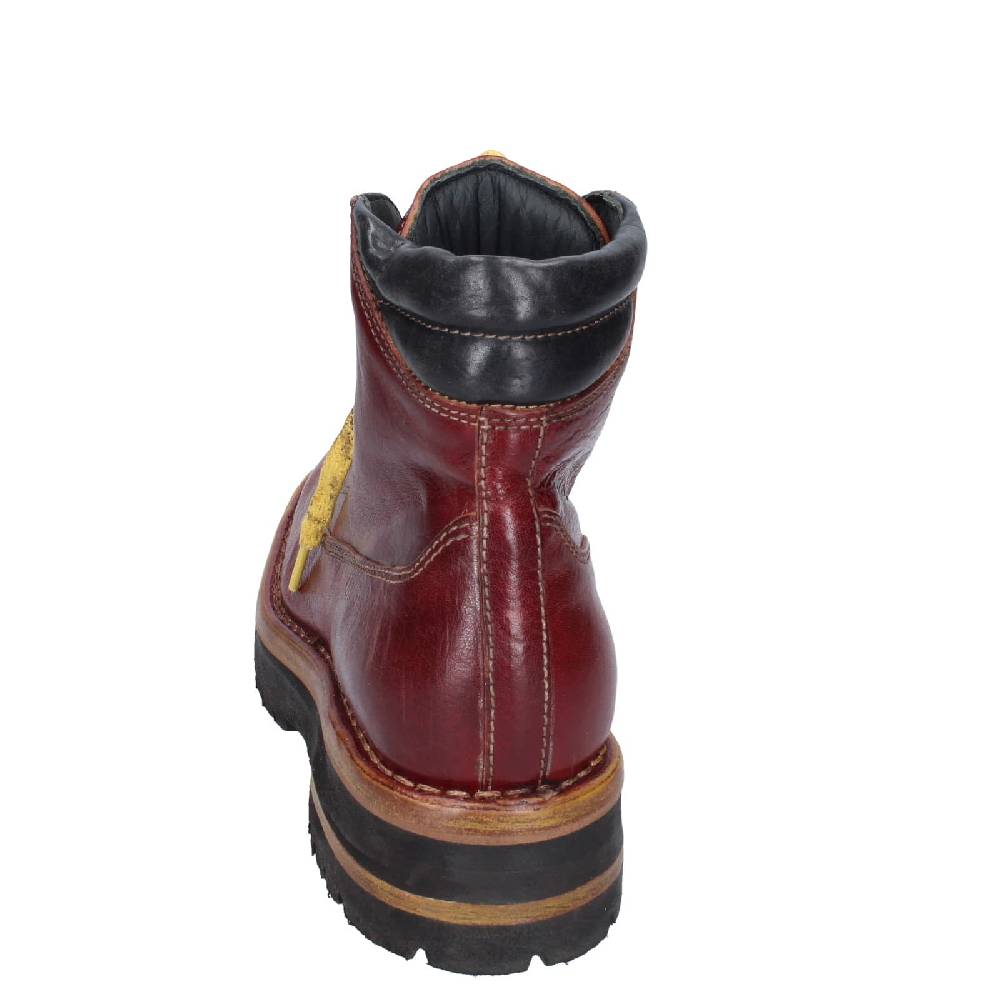 scarpe donna MOMA stivaletti bordeaux pelle 81302B EY561 Convenienza