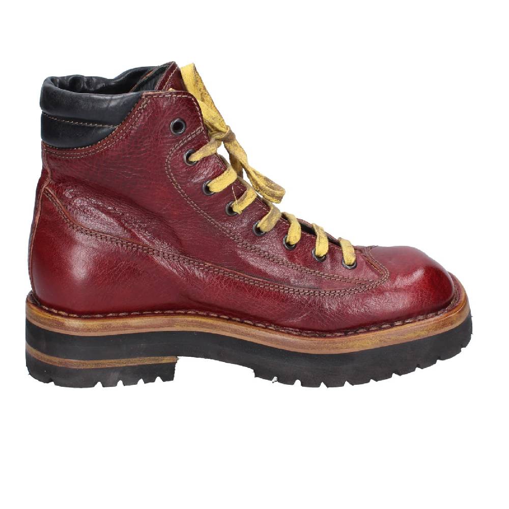 scarpe donna MOMA stivaletti bordeaux pelle 81302B EY561 Convenienza