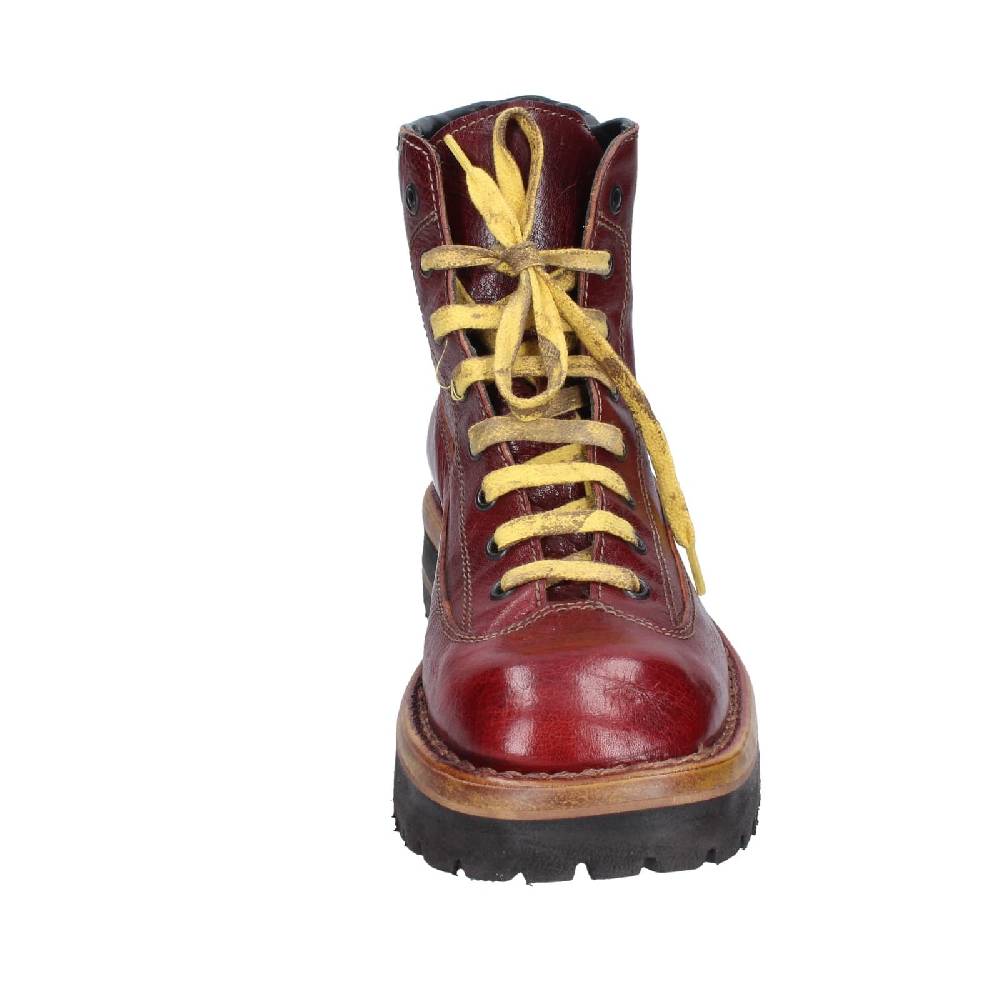 scarpe donna MOMA stivaletti bordeaux pelle 81302B EY561 Convenienza