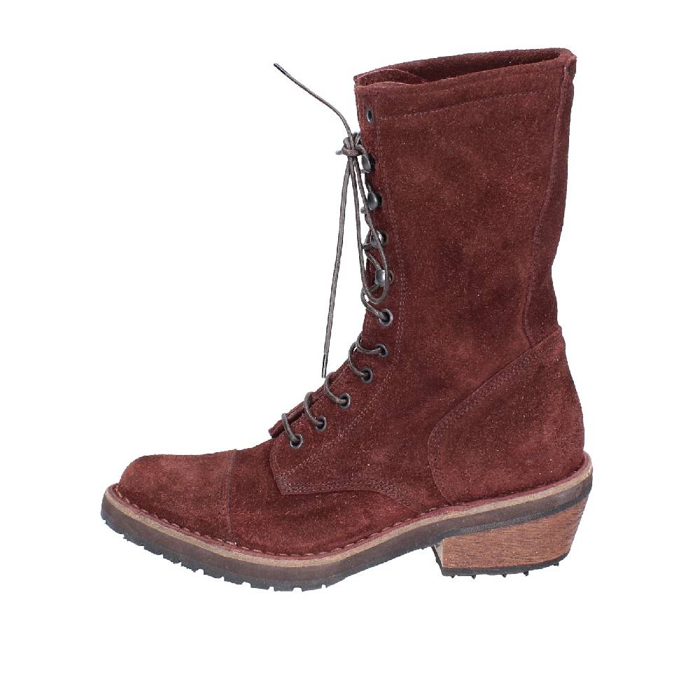 scarpe donna MOMA stivaletti bordeaux camoscio 77301C VINTAGE EX520 Economico