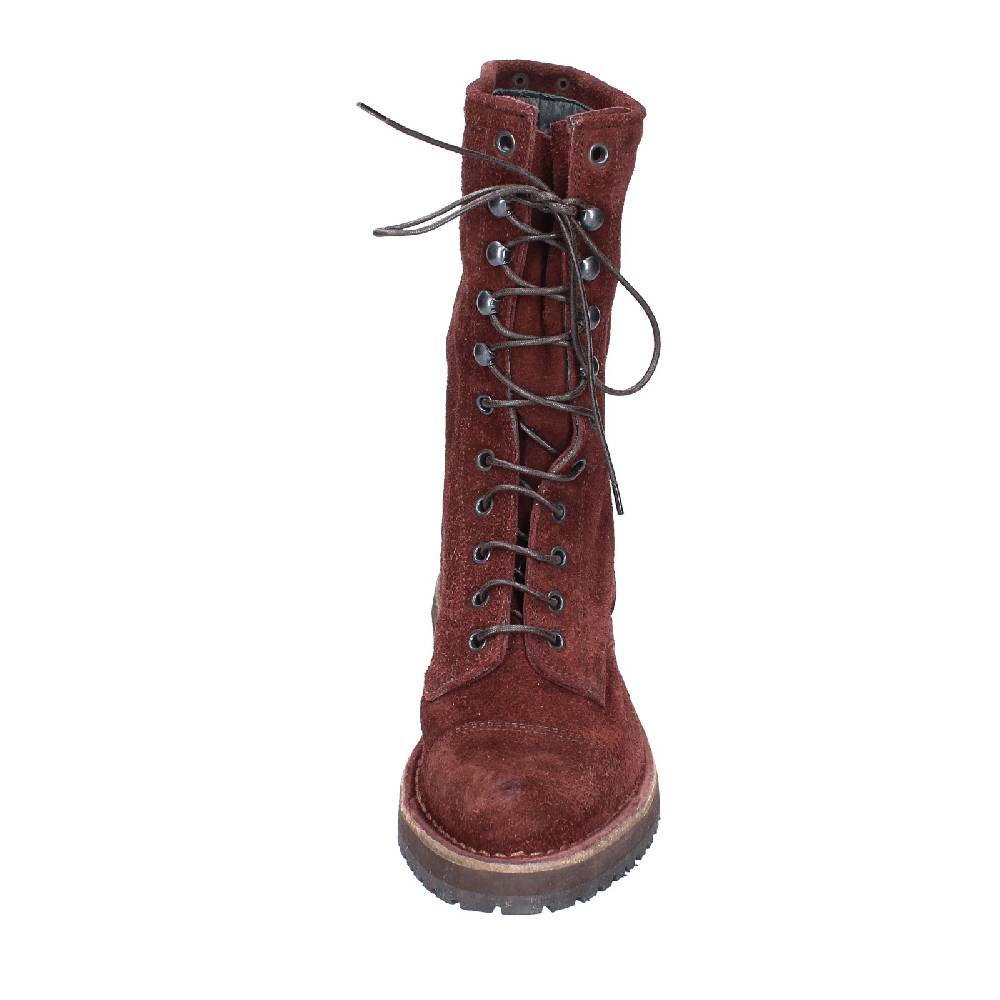 scarpe donna MOMA stivaletti bordeaux camoscio 77301C VINTAGE EX520 Economico