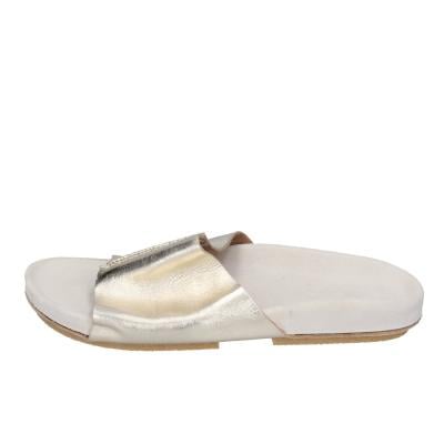 scarpe donna MOMA sandali oro pelle platino 1GS455-RA BC69 Vendita Calda
