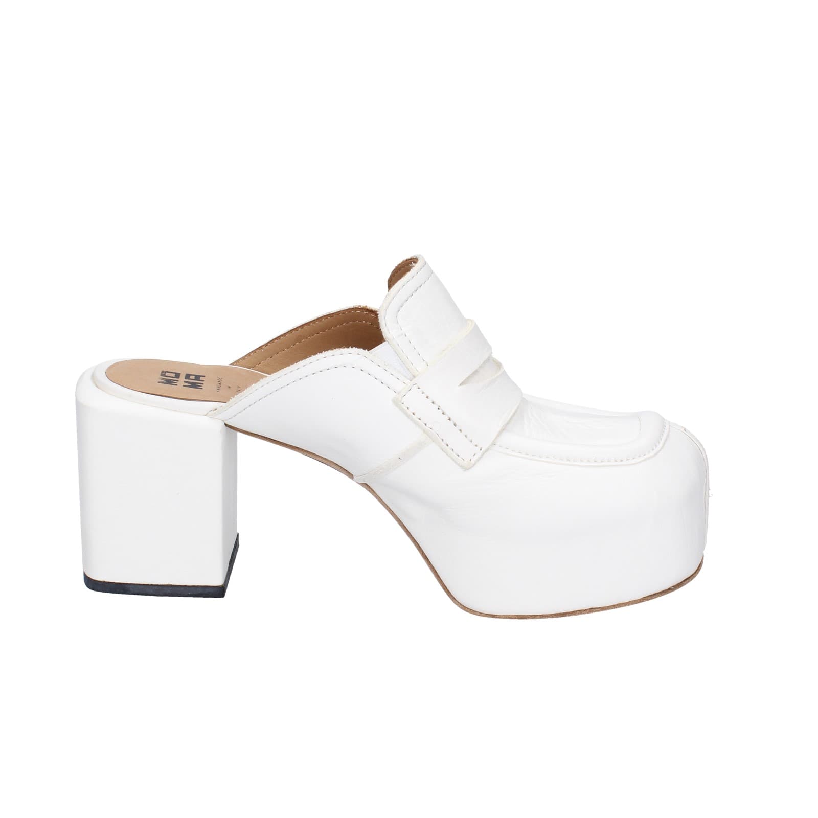 scarpe donna MOMA sandali bianco pelle 1GS448-NAC EZ893 Vendite Flash