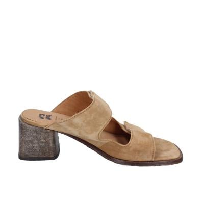 scarpe donna MOMA sandali marrone camoscio 1GS461 BC835 Negozio