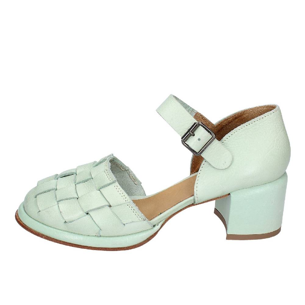 scarpe donna MOMA sandali verde pelle 44402G VINTAGE EX462 Moda