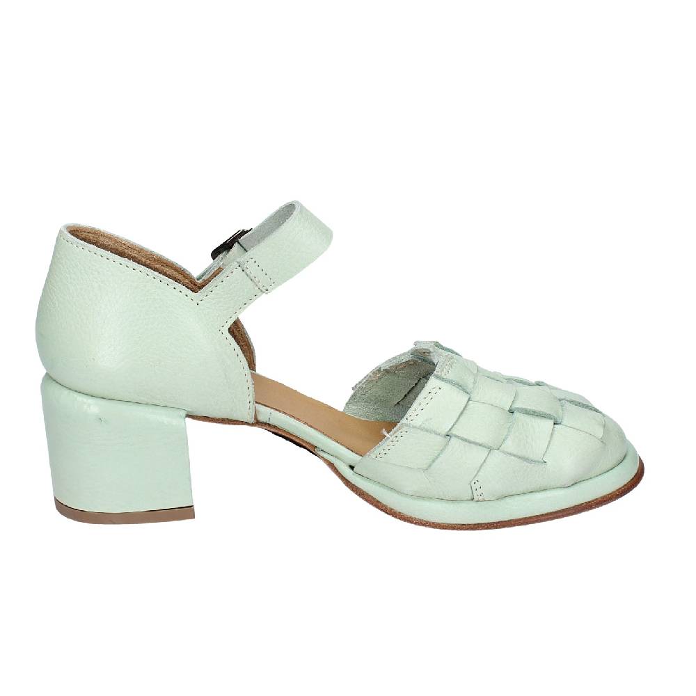 scarpe donna MOMA sandali verde pelle 44402G VINTAGE EX462 Moda