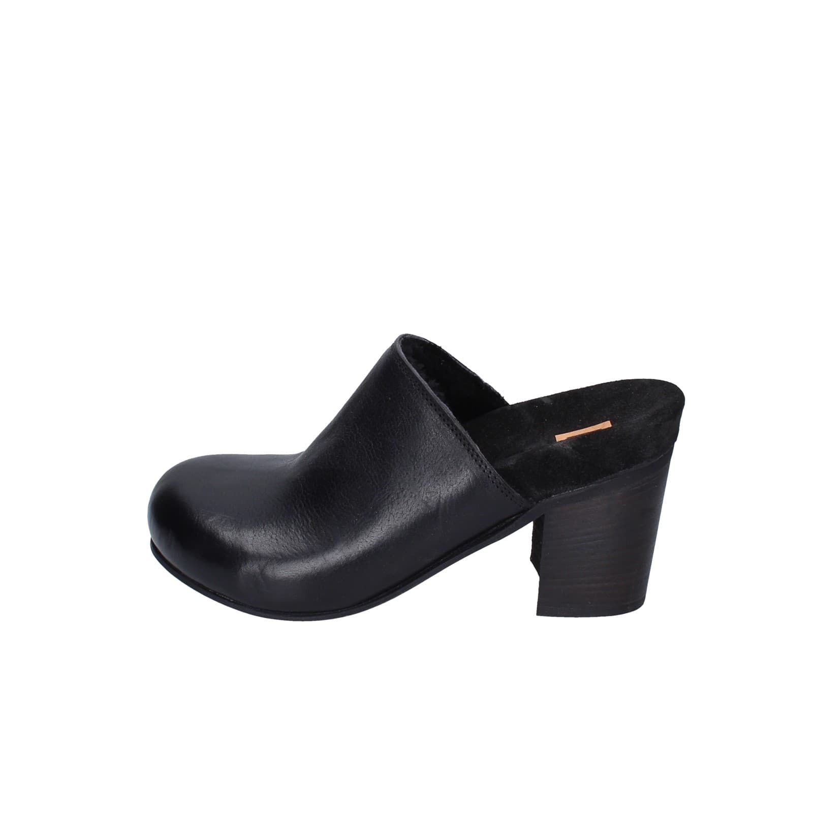 scarpe donna MOMA sandali nero pelle 86301G-CUM EY490 2025