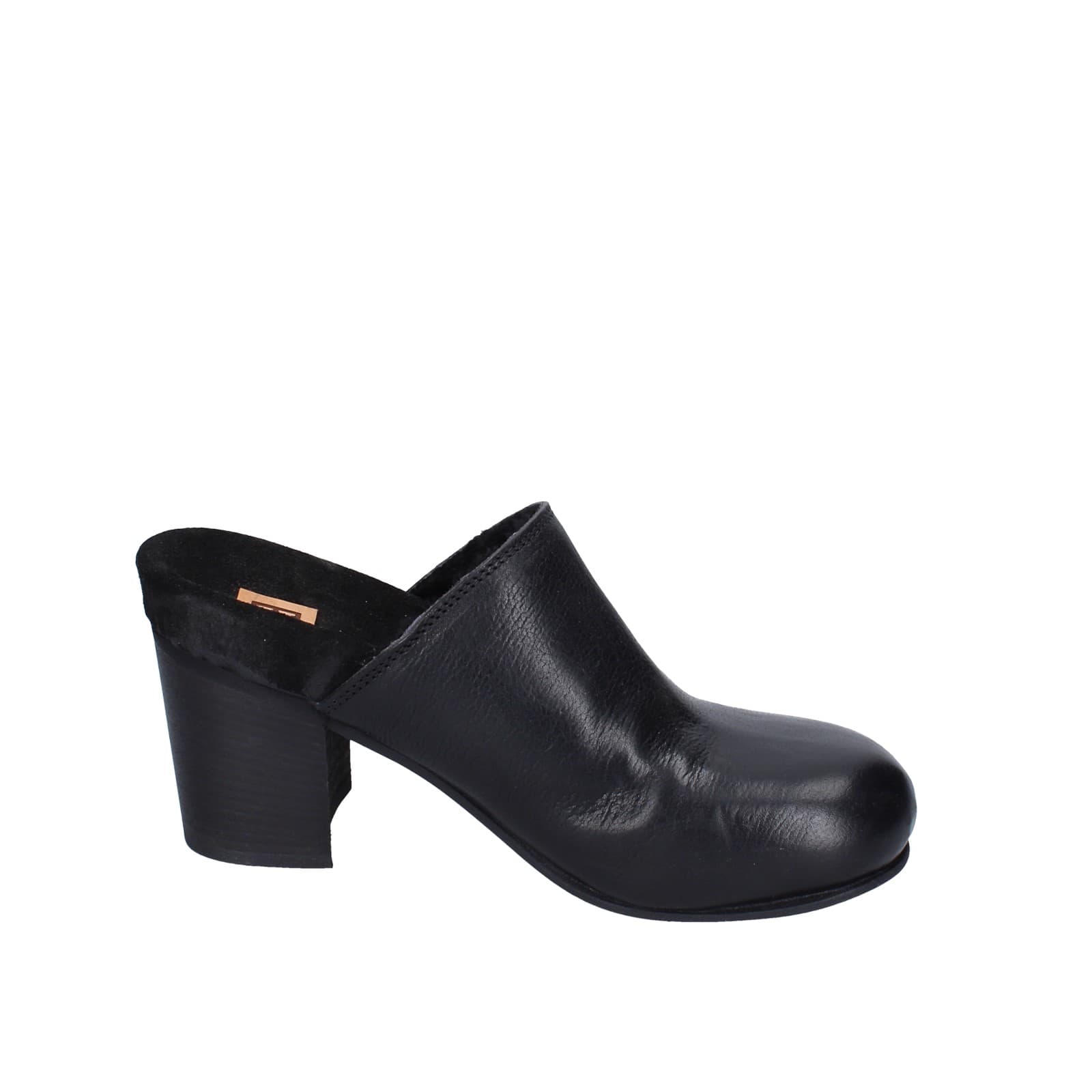scarpe donna MOMA sandali nero pelle 86301G-CUM EY490 2025