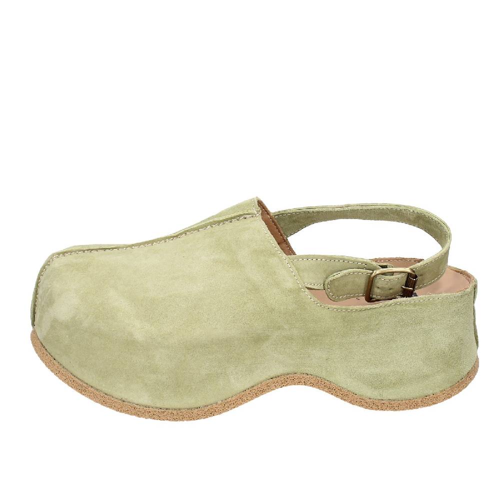 scarpe donna MOMA sandali verde camoscio 1GS468 EX373 Italia