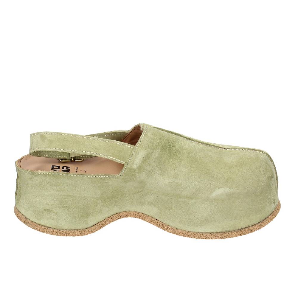 scarpe donna MOMA sandali verde camoscio 1GS468 EX373 Italia