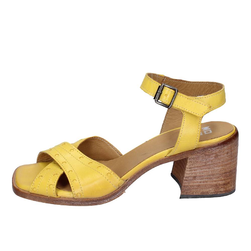 scarpe donna MOMA sandali giallo pelle 46406G VINTAGE EX407 In Linea